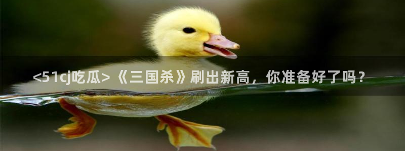 黑料曝光:<51cj吃瓜> 《三国杀》刷出新高,你准备好了吗?
